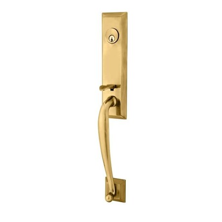 Emtek French Antique Brass Handleset F133351BLUS7LH212 F133351BLUS7LH212
